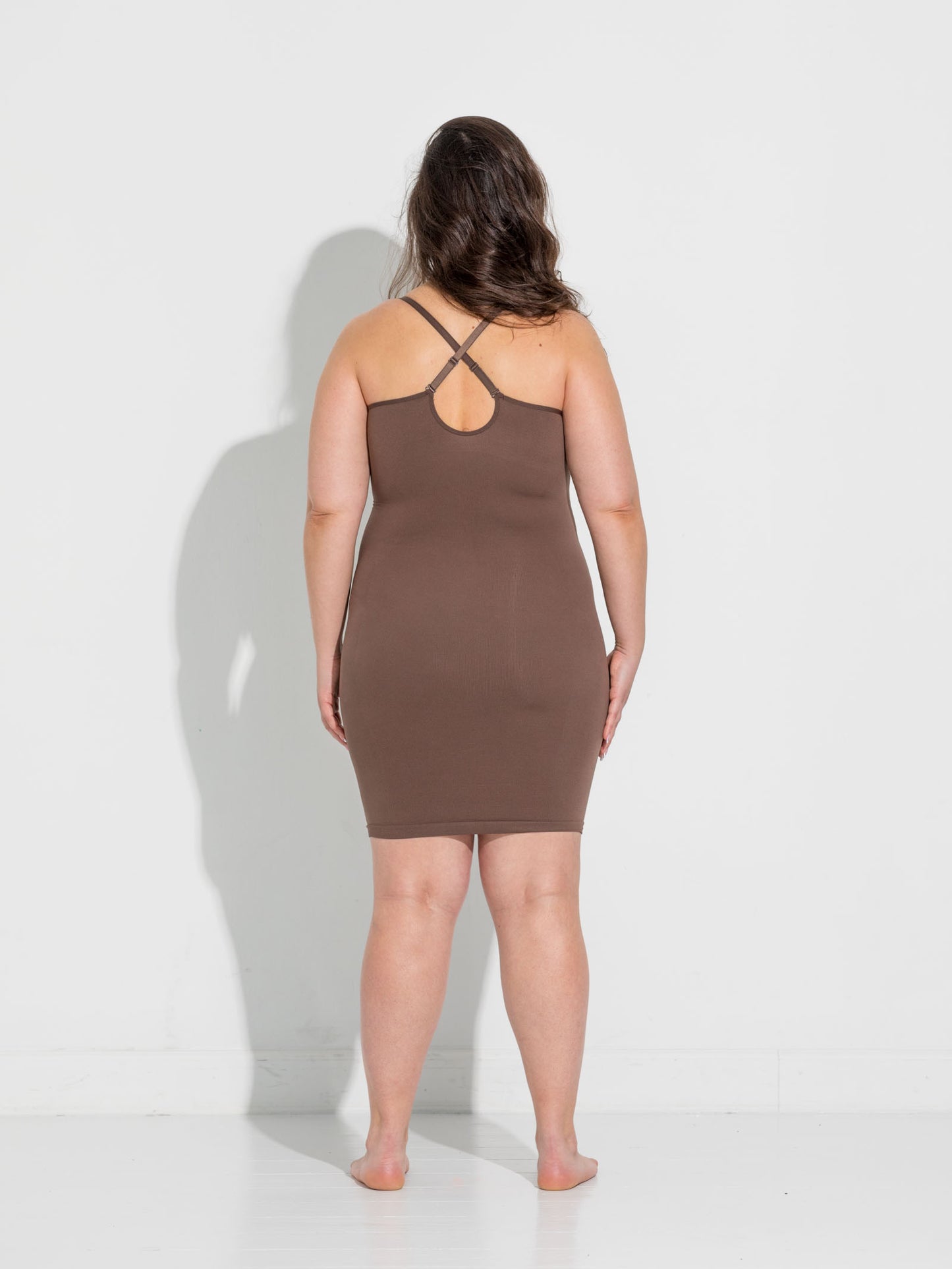 Second Skin Slip Dress - Tan