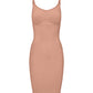 Second Skin Slip Dress - Tan